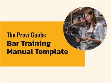 free bar training manual Doc