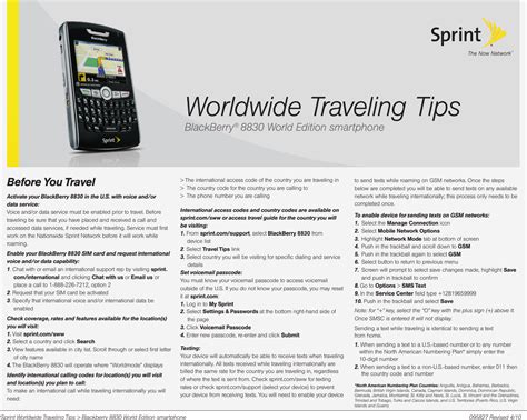 free blackberry 8830 user guide Doc