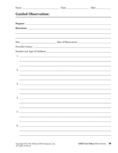 free child observation papers PDF