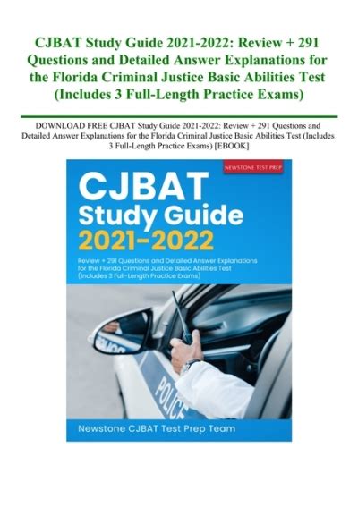 free cjbat test study guide Doc