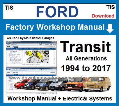 free ford transit 2oo5 workshop manual Kindle Editon