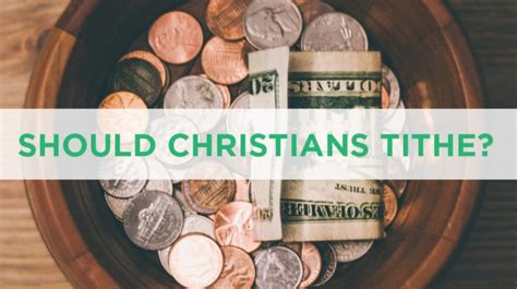 free give should christians tithe Reader