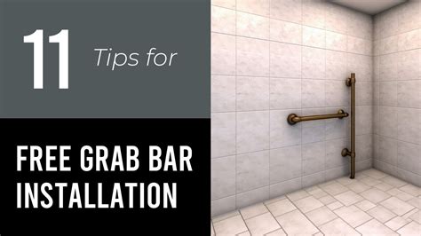 free grab bar installation for seniors