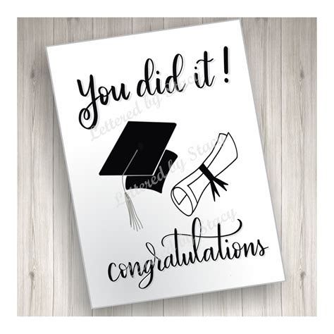 Free Graduation Card Printable