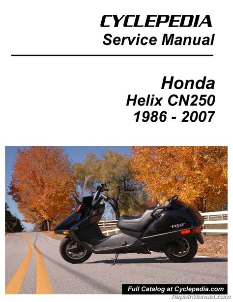 free honda helix repair manual Reader