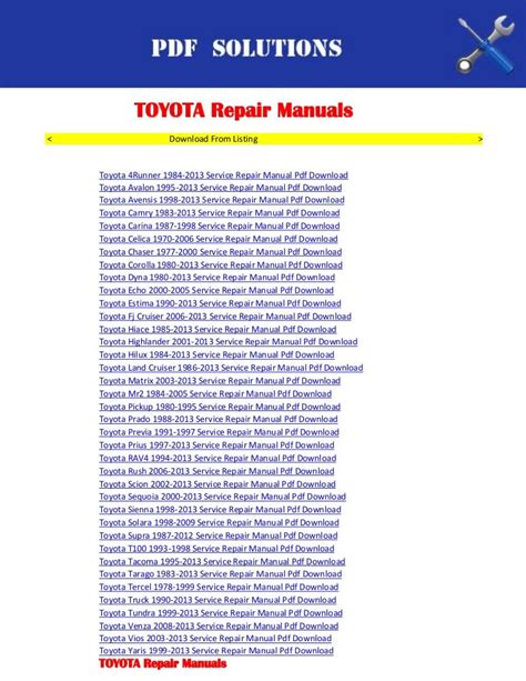 free manual for toyota 1rz PDF