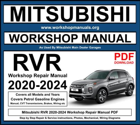 free mitsubishi rvr workshop manual Epub