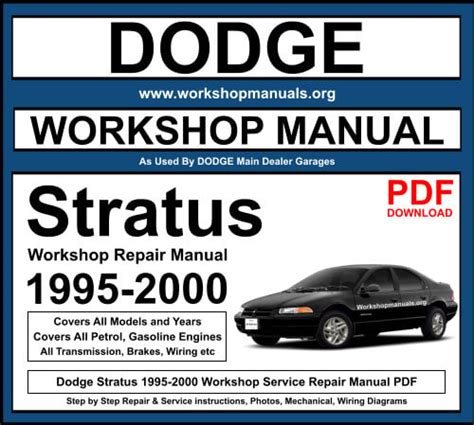 free online dodge stratus repair manual Kindle Editon