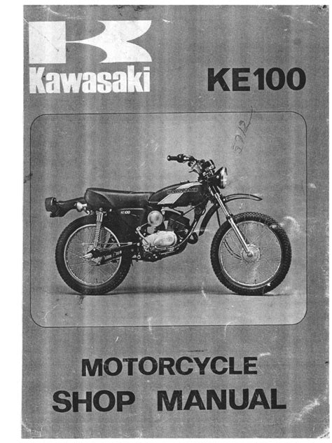 free online pdf kawasaki ke100 manual Ebook Kindle Editon