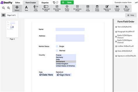 free pdf form editor Reader