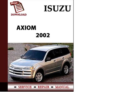 free pdf isuzu axiom 2002 owners manual pdf Reader