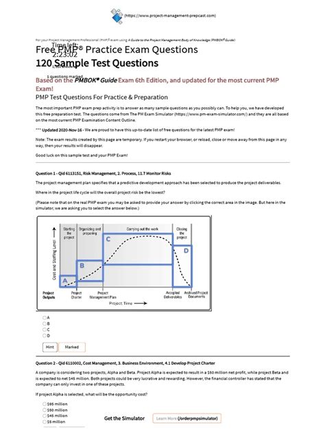 free pmp tests by chapter Kindle Editon