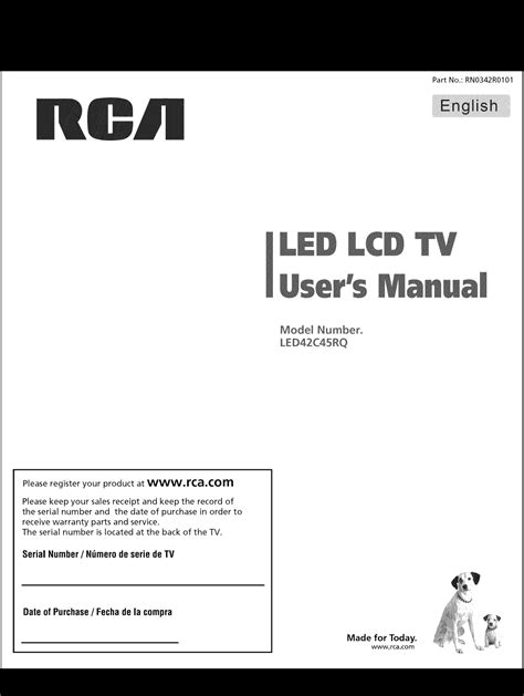 free rca user manuals Reader