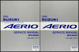 free repair manual for a suzuki aerio sx 2002 Kindle Editon