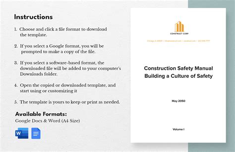 free safety manual for construction Epub