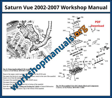 free saturn vue repair manual download PDF