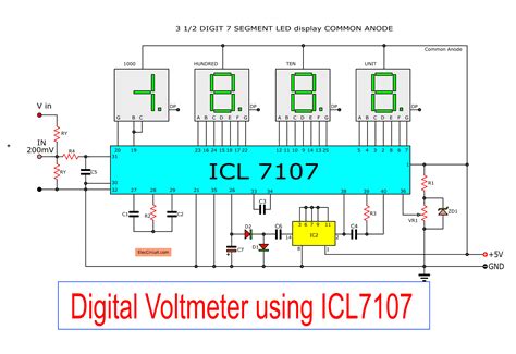 free schematic diagram of digital voltmeter Kindle Editon