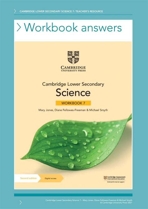 free science workbook 7 answers PDF