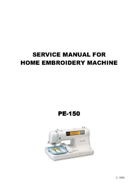 free service manual brother pe770 embroidery Epub