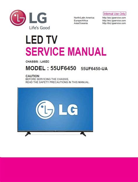 free service manual lg tv PDF