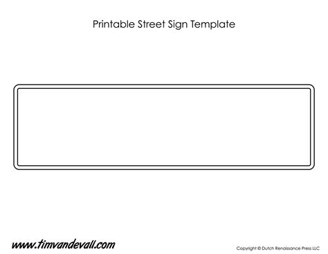 Free Sign Template