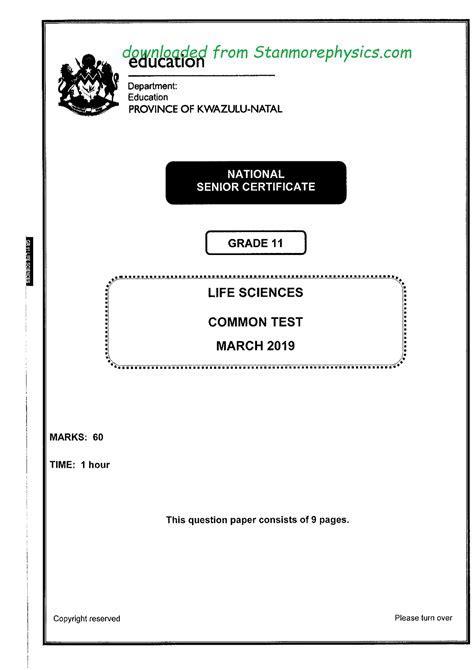 free state 2013 grade11 life science paper for march Reader