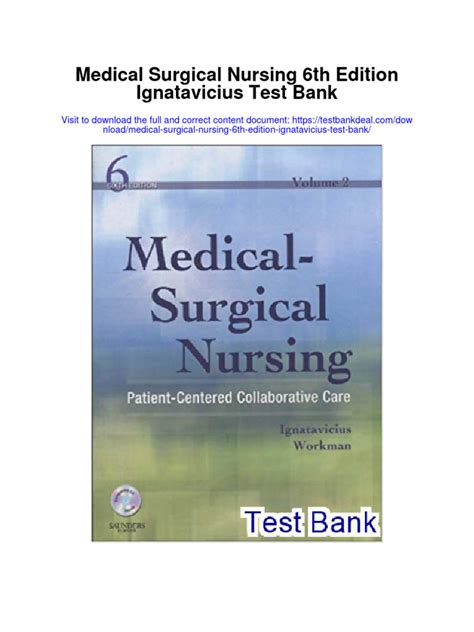 free test bank for nursing ignatavicius 6th edition pdf Reader