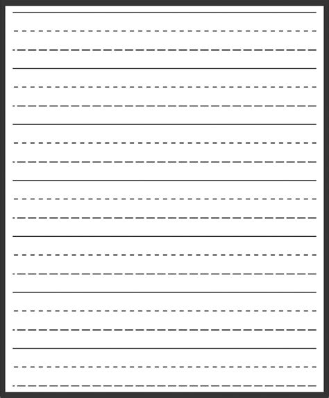 free writing paper for elementary students Doc