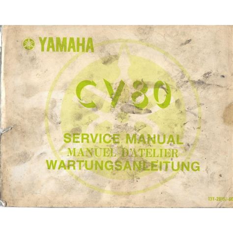 free yamaha cv 80 manual Doc