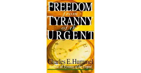 freedom from tyranny of the urgent pdf Epub