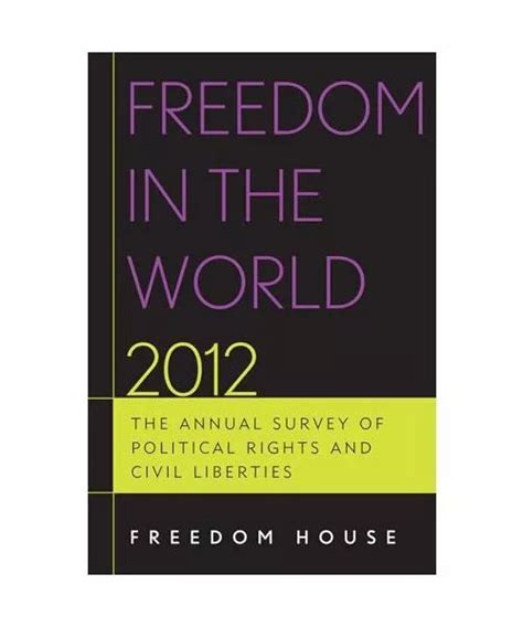 freedom in the world 2012 the annual survey of political rights and civil liberties PDF