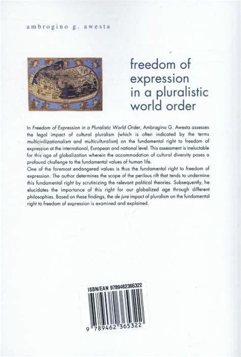 freedom of expression in a pluralistic world order Reader