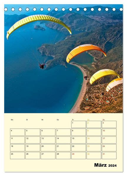 frei sein tischkalender paragliding monatskalender Reader