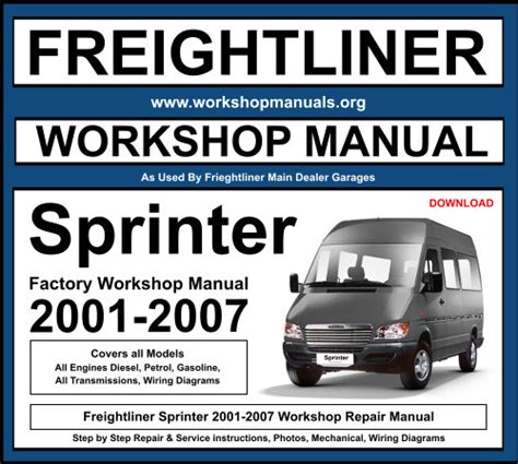 freightliner sprinter 2002 repair manual PDF