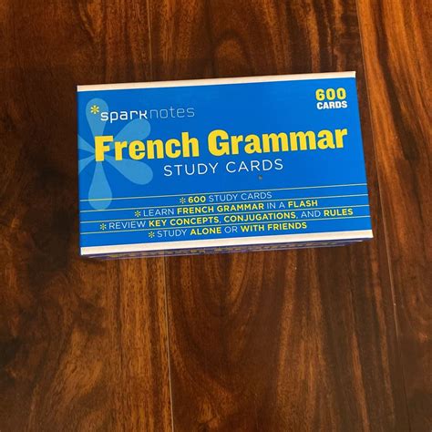 french grammar sparknotes study cards Kindle Editon