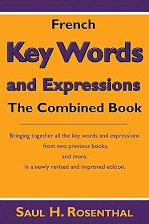 french key words and expressions the combined book Doc