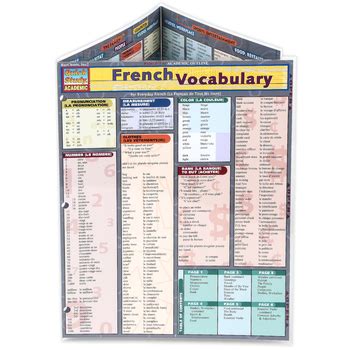 french vocabulary quickstudy academic Doc