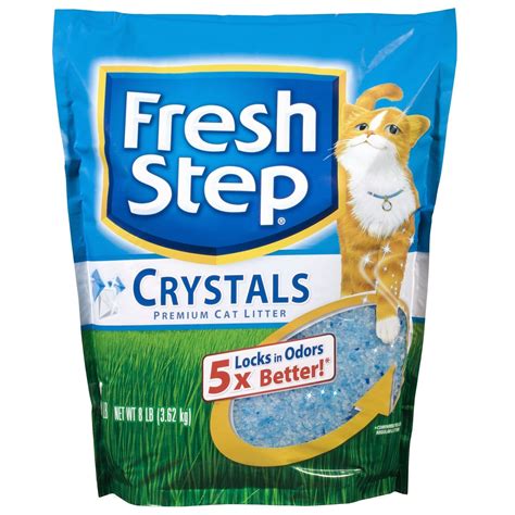 fresh step crystal cat litter