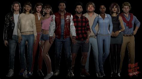 friday the 13th the game characters