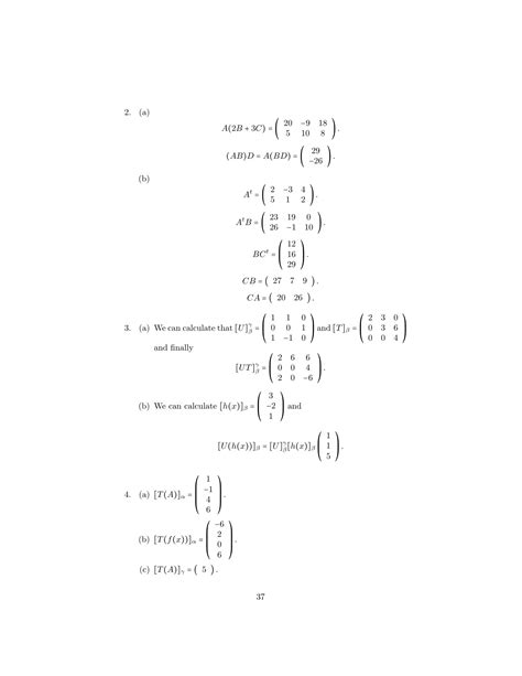 friedberg linear algebra homework solutions chapter 2 Kindle Editon