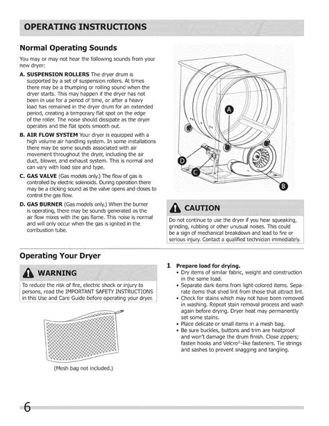 frigidaire electrolux dryer service repair manual Doc