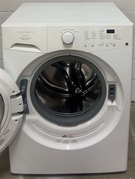 frigidaire front load washer manual PDF
