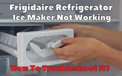 frigidaire ice machine problems Doc