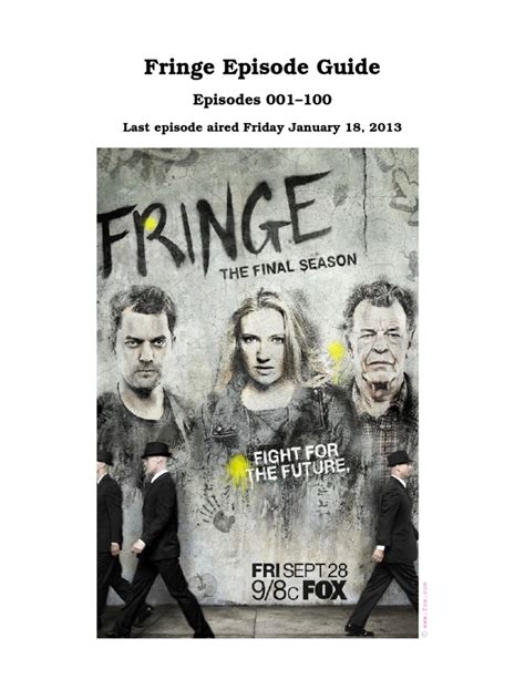 fringe episode guide wiki Epub