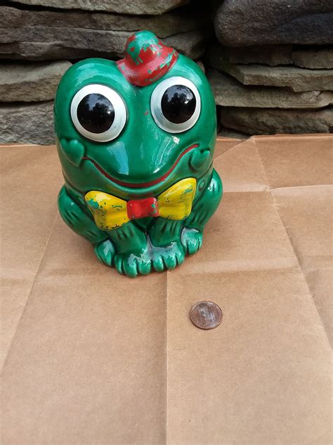 frog coin bank