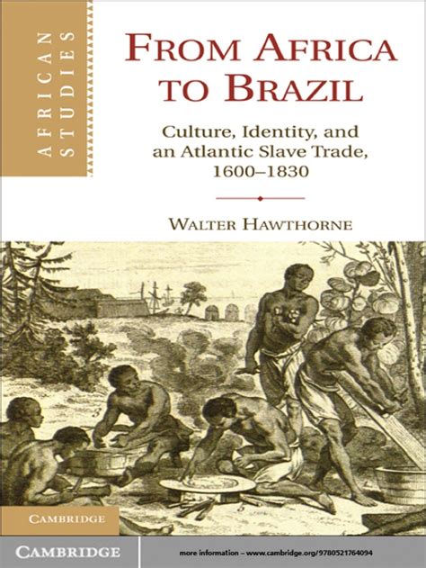 from africa to brazil culture identity and an atlantic slave trade 1600 1830 african studies PDF