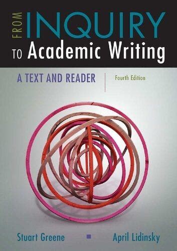 from inquiry to academic writing a text and reader PDF