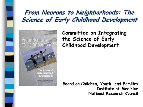 from neurons to neighborhoods pdf Epub