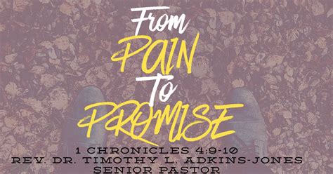 from pain to promise Doc