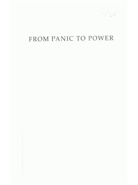 from panic to power pdf Epub